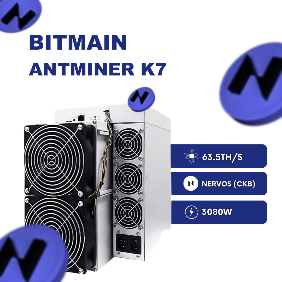 Bitmain Antminer K7 (63.5TH) Nervos (CKB/Eaglesong) - Intermine Solutions GmbH