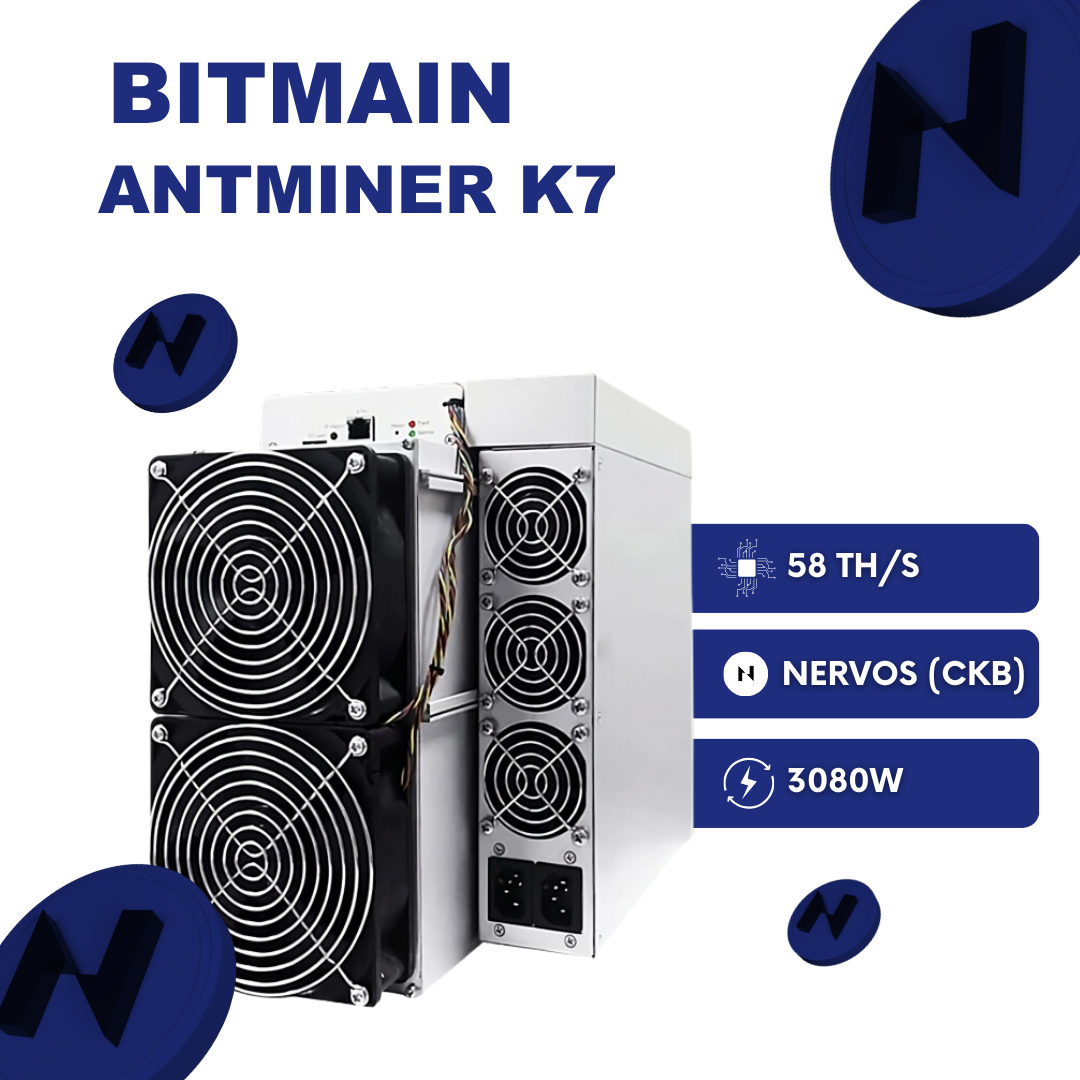 Bitmain Antminer K7 (58TH) Nervos (CKB/Eaglesong) (Kopie)