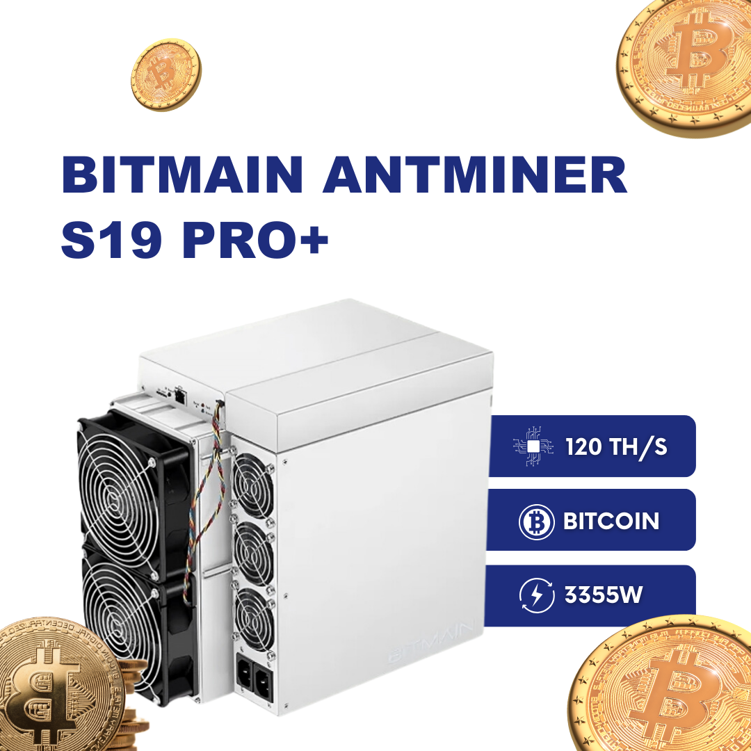 Bitmain Antminer S19J Pro+ (120TH) Bitcoin